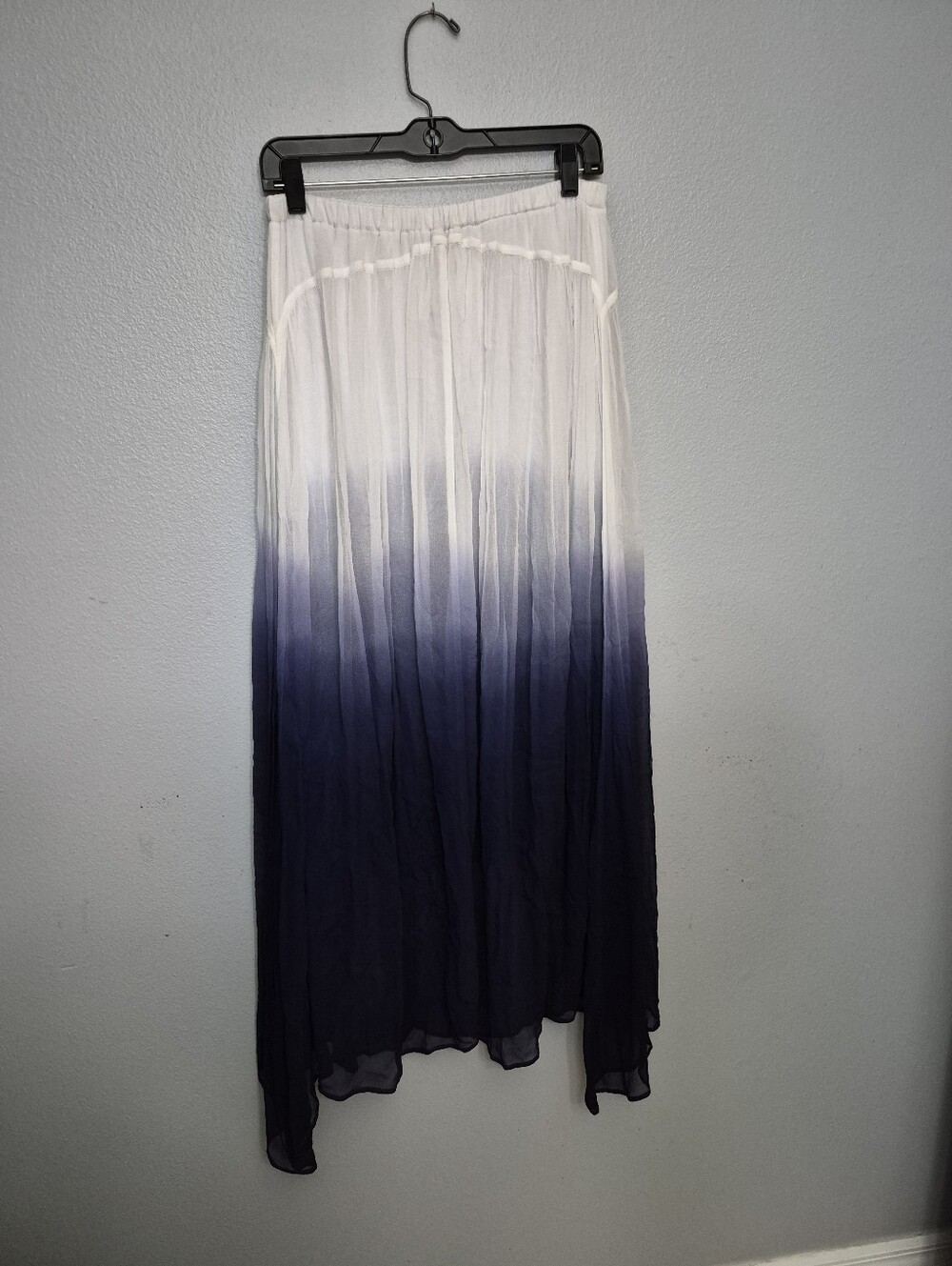 Plex Ombre Maxi Skirt  Purple/Navy Gradient Size M Coquette Girl Fairycore Boho
